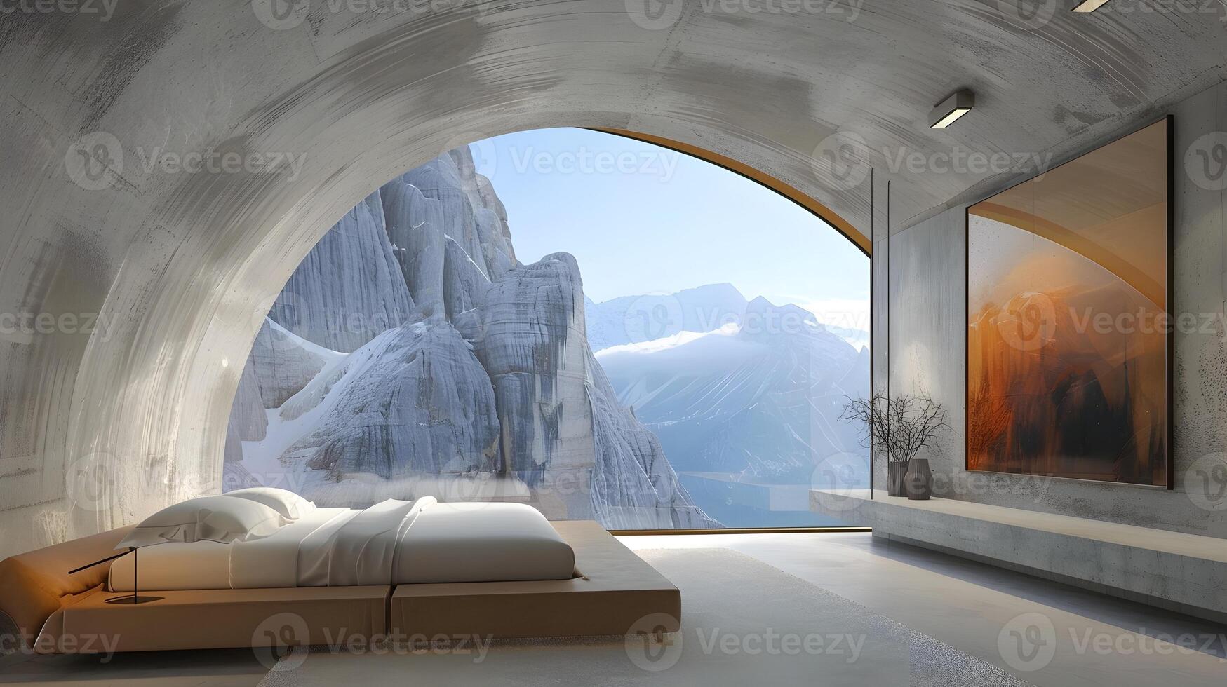 Luxurious Mountain Retreat Offering Panoramic Vistas and Serene Solitude photo