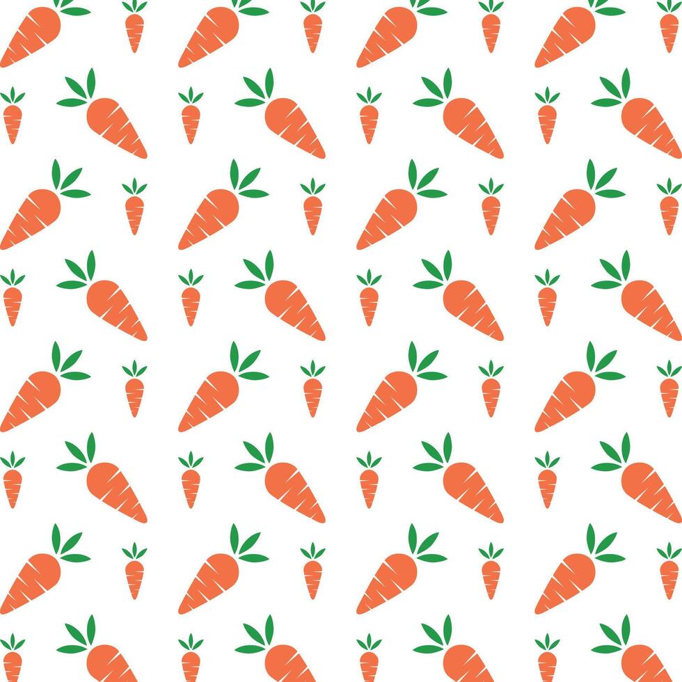 Carrot sublime trendy multicolor repeating pattern illustration background design vector