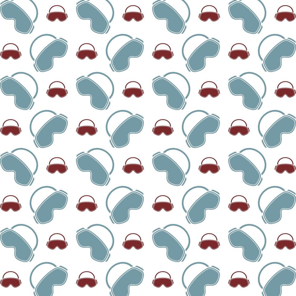 Virtual reality sublime trendy multicolor repeating pattern illustration background design vector