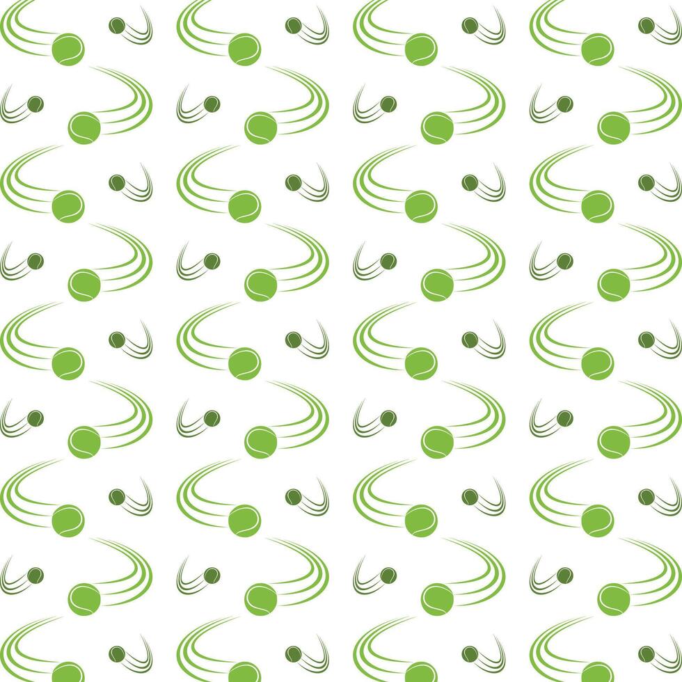 Tennis ball sublime trendy multicolor repeating pattern illustration background design vector