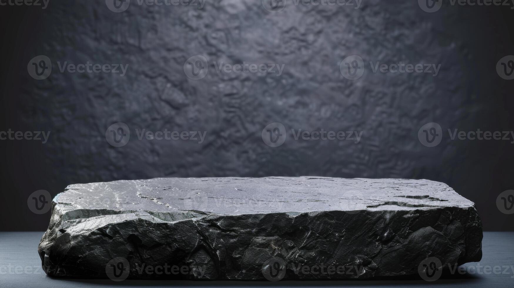 minimalista negro rock podio producto monitor foto