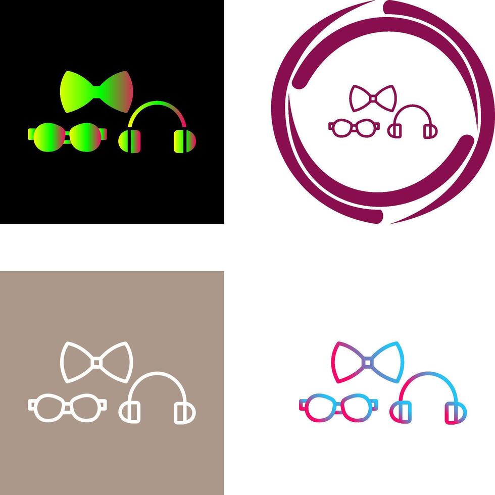 Accessories Icon Design vector