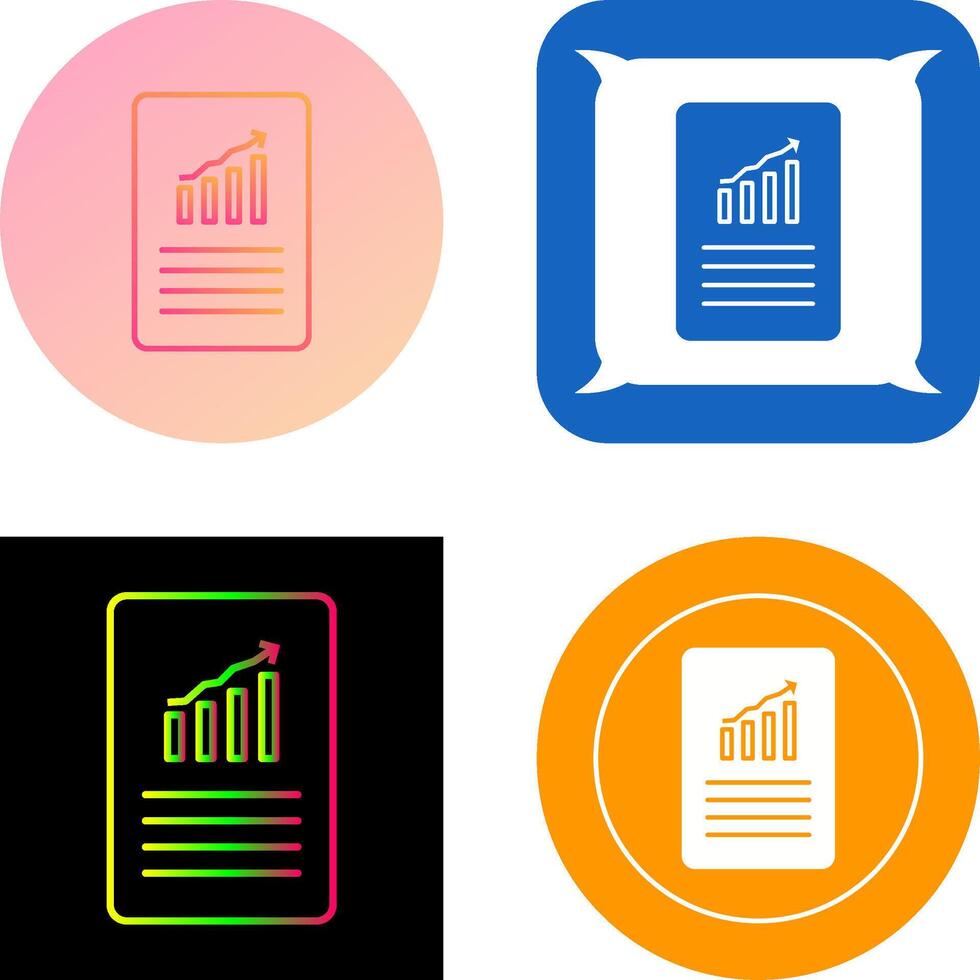 Unique Data Files Icon Design vector