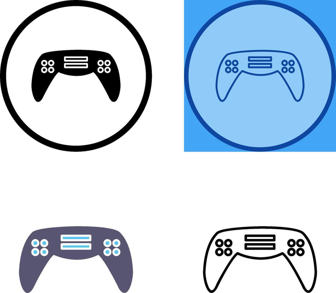 Unique Gaming Console Icon Design vector