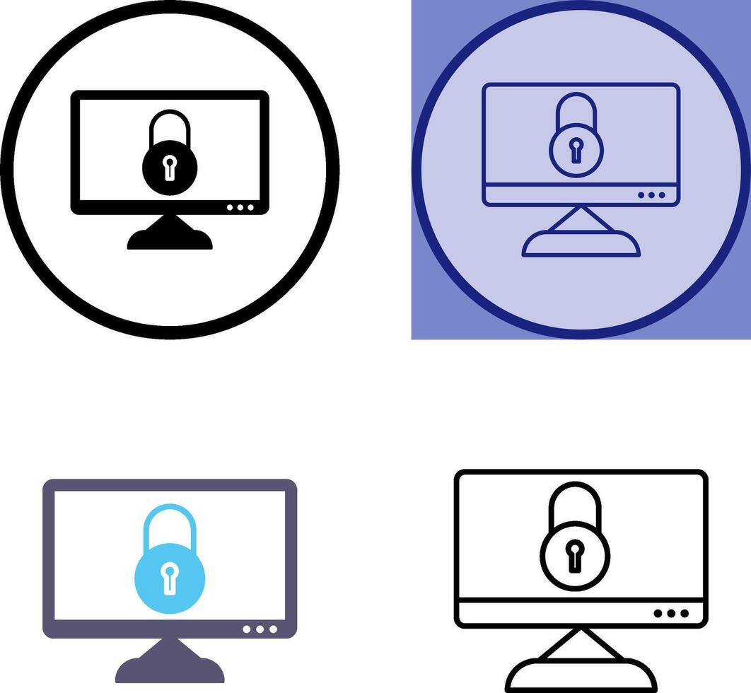 Unique Confidentiality Icon Design vector