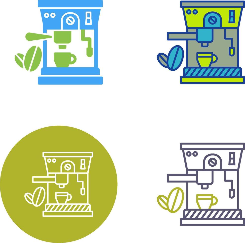 Coffee Machine Icon Design vector