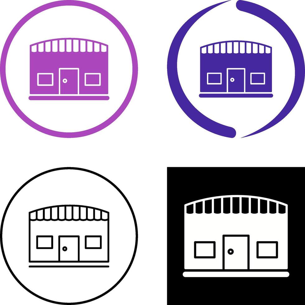 Unique Store Icon Design vector