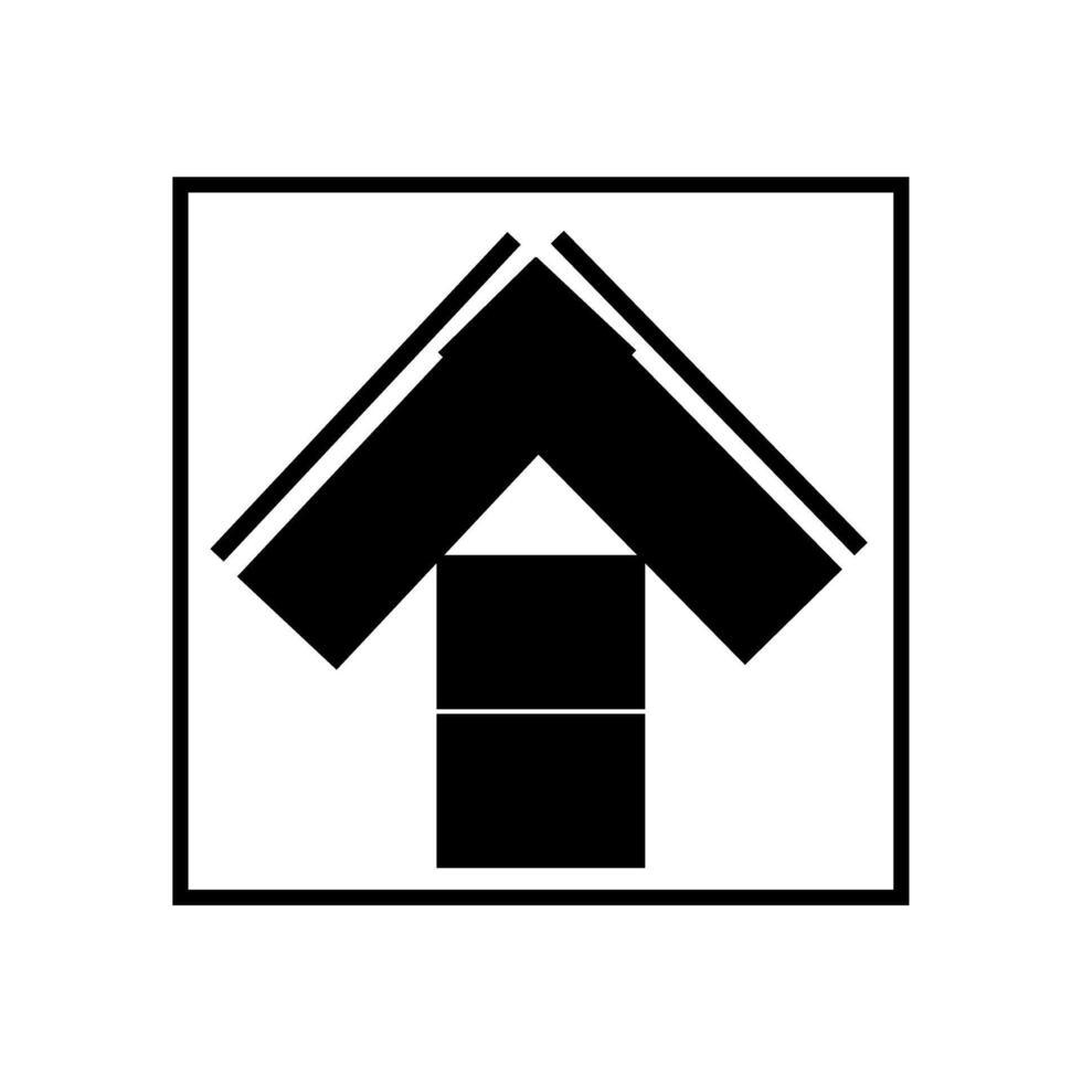 Abstraction. Art design. Figure. Symbol and letter. Sign on a white background. vector