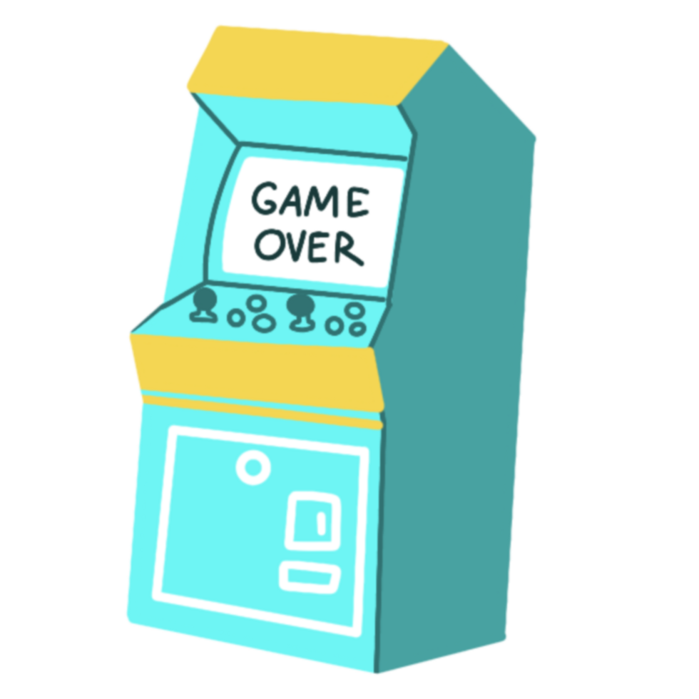 Game over illustration png