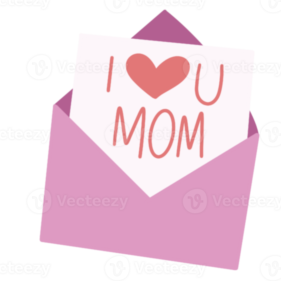 I love you Mom png