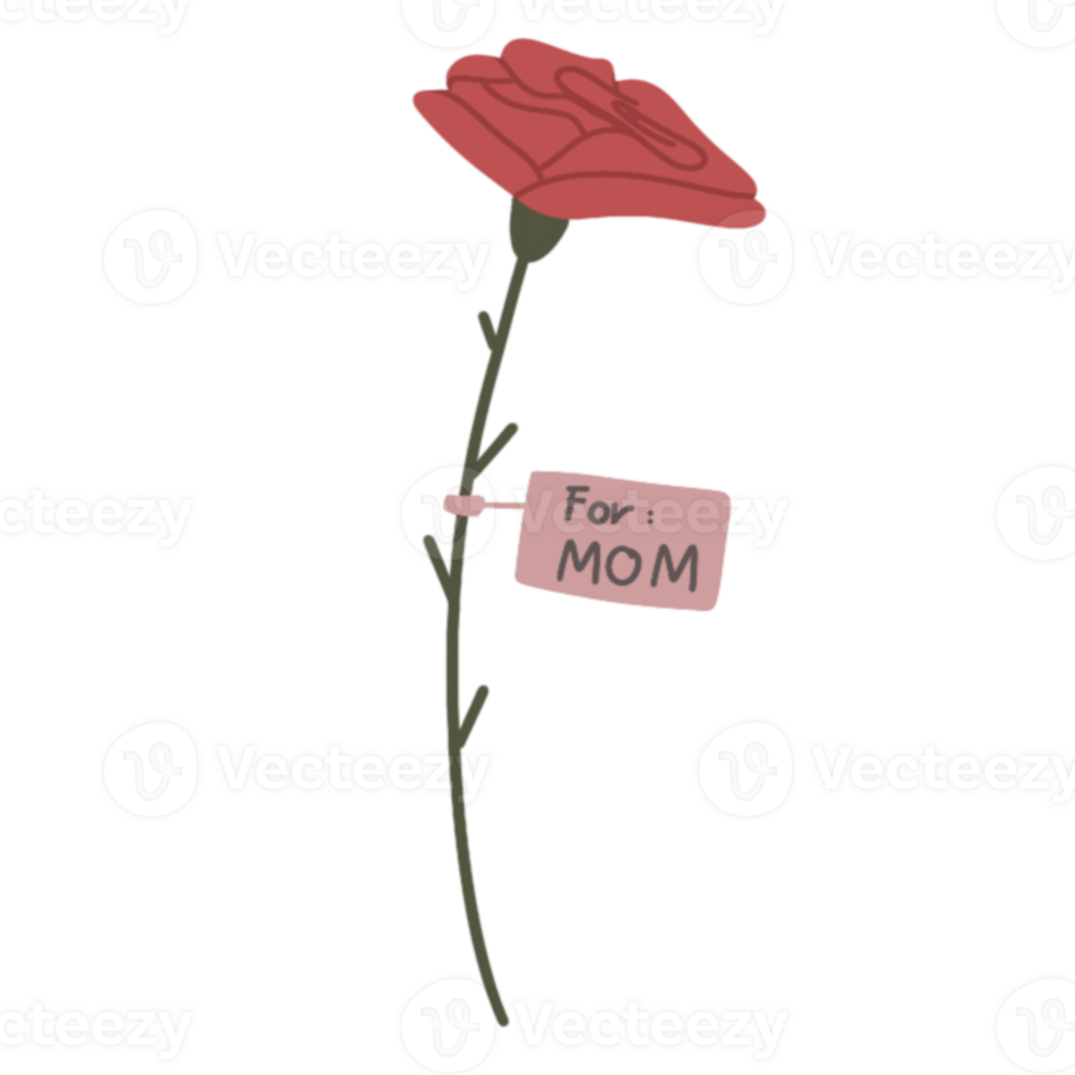 Rose flower for Mom png