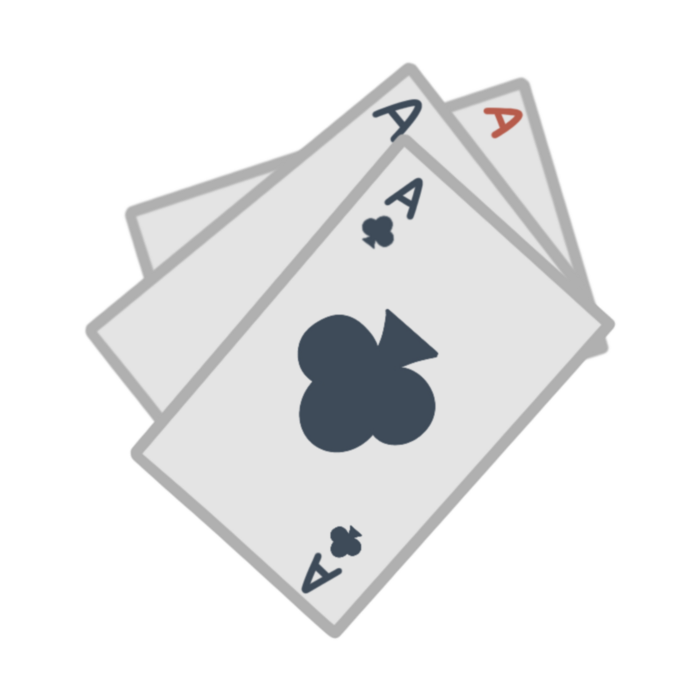 Spiel Poker Karten Illustration png