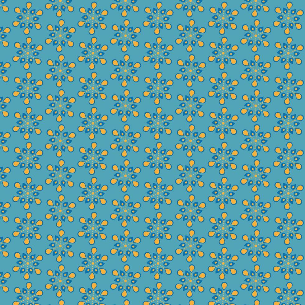 Modern geometric floral shapes pattern design for tiles, wallpaper, wrapping paper, fabric and texture interior background. vector