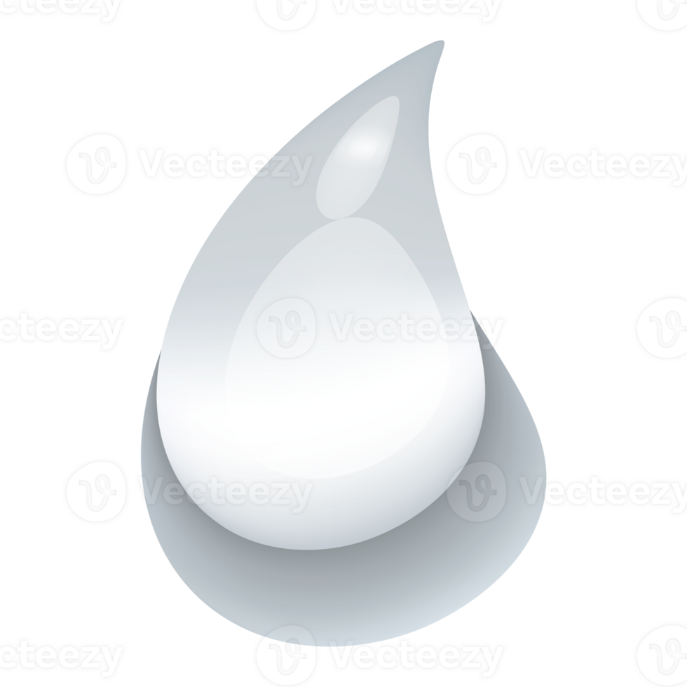 Free shape waterdrop isolated on background png