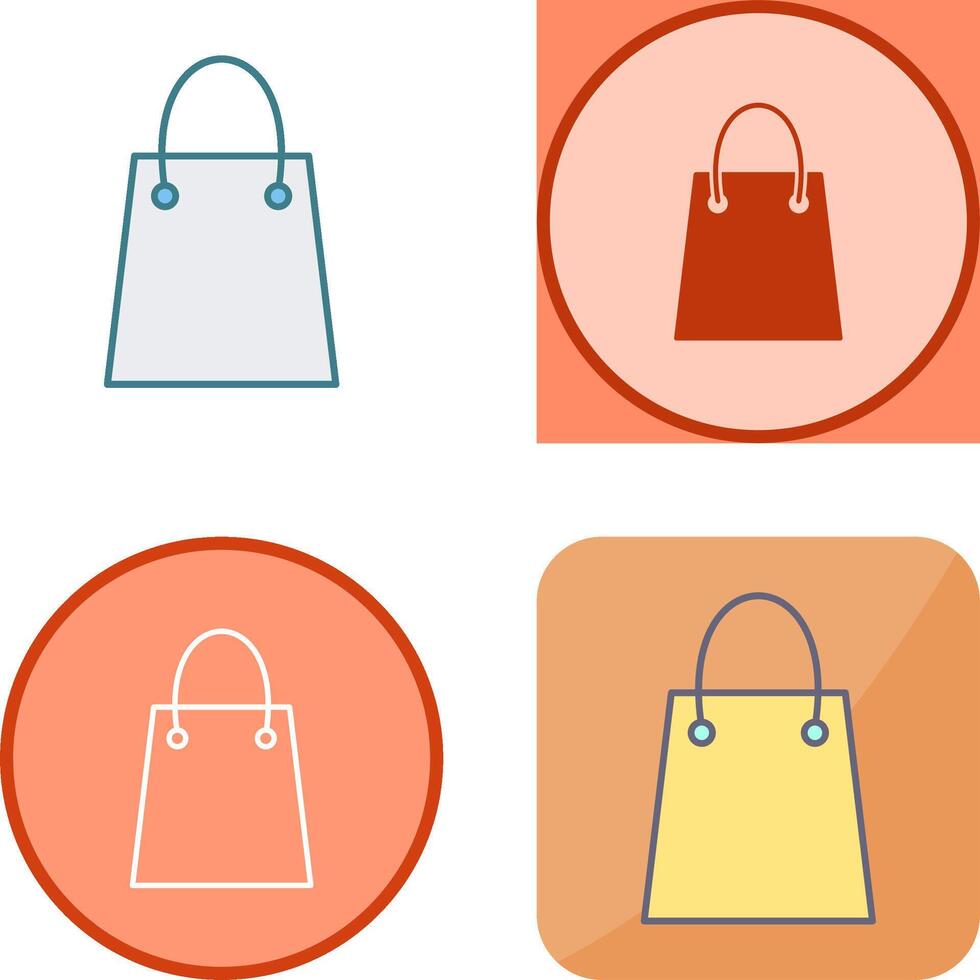 único compras bolso icono diseño vector