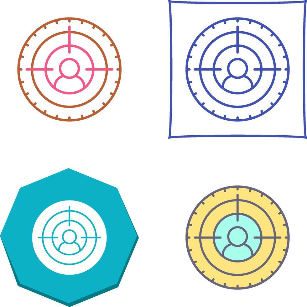 Goal Icon Design vector