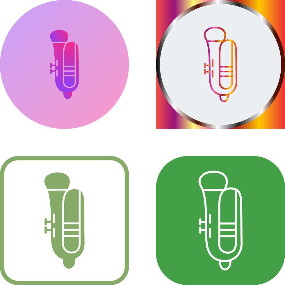 Tuba Icon Design vector