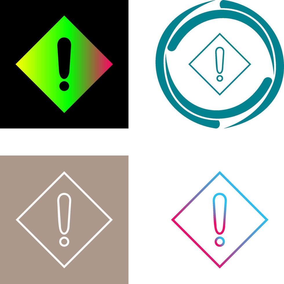 Caution Sign Icon Design vector