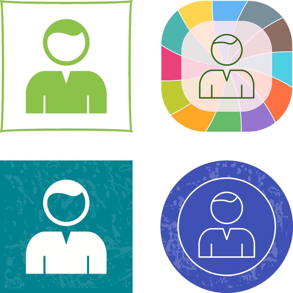 Unique User Icon Design vector