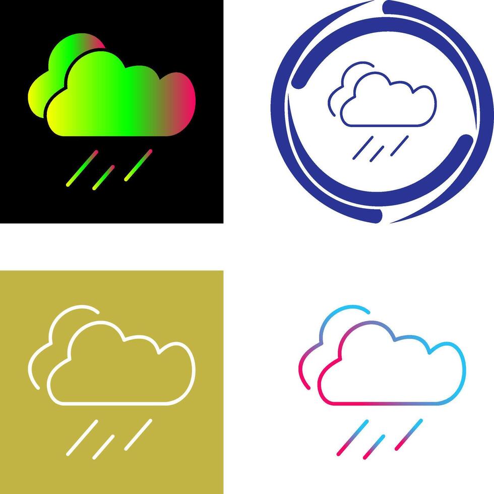 Rain Icon Design vector