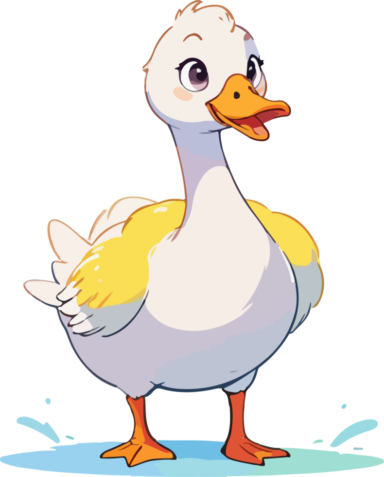 Goose Bird Cartoon Image png