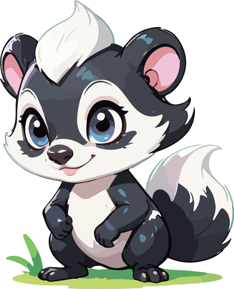 Skunk Animal Cartoon Image png