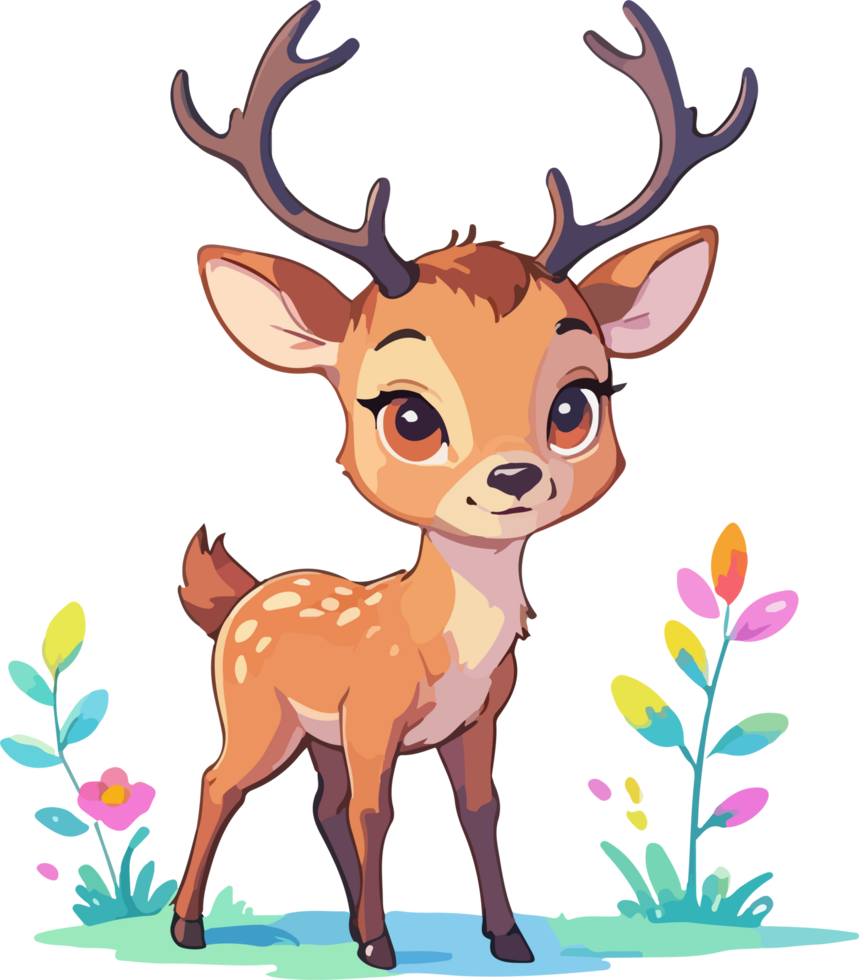 Deers Animal Cartoon Character png