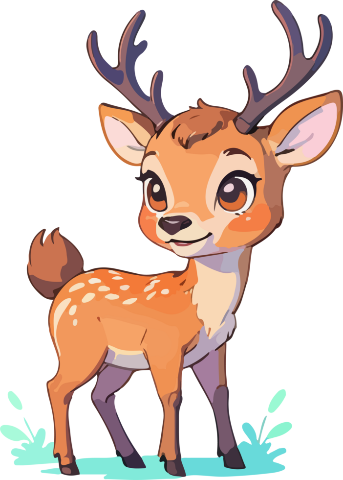 The Deers Animal Cartoon Clip png