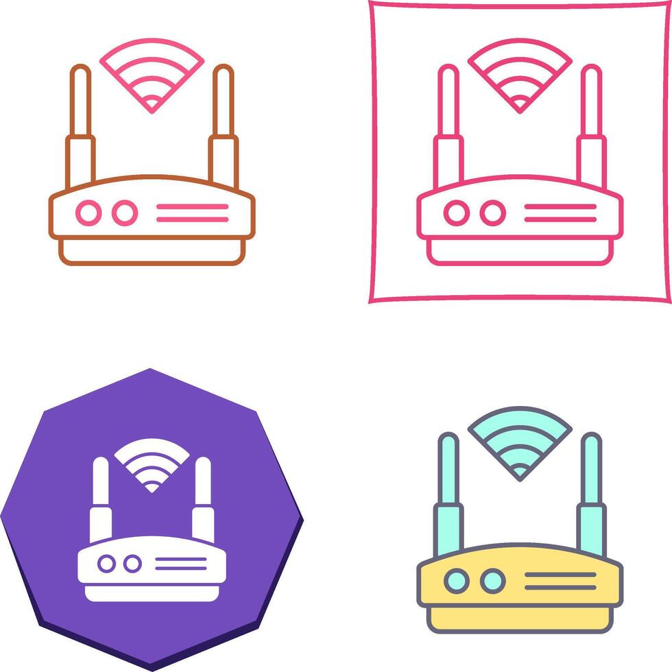 diseño de icono wifi vector