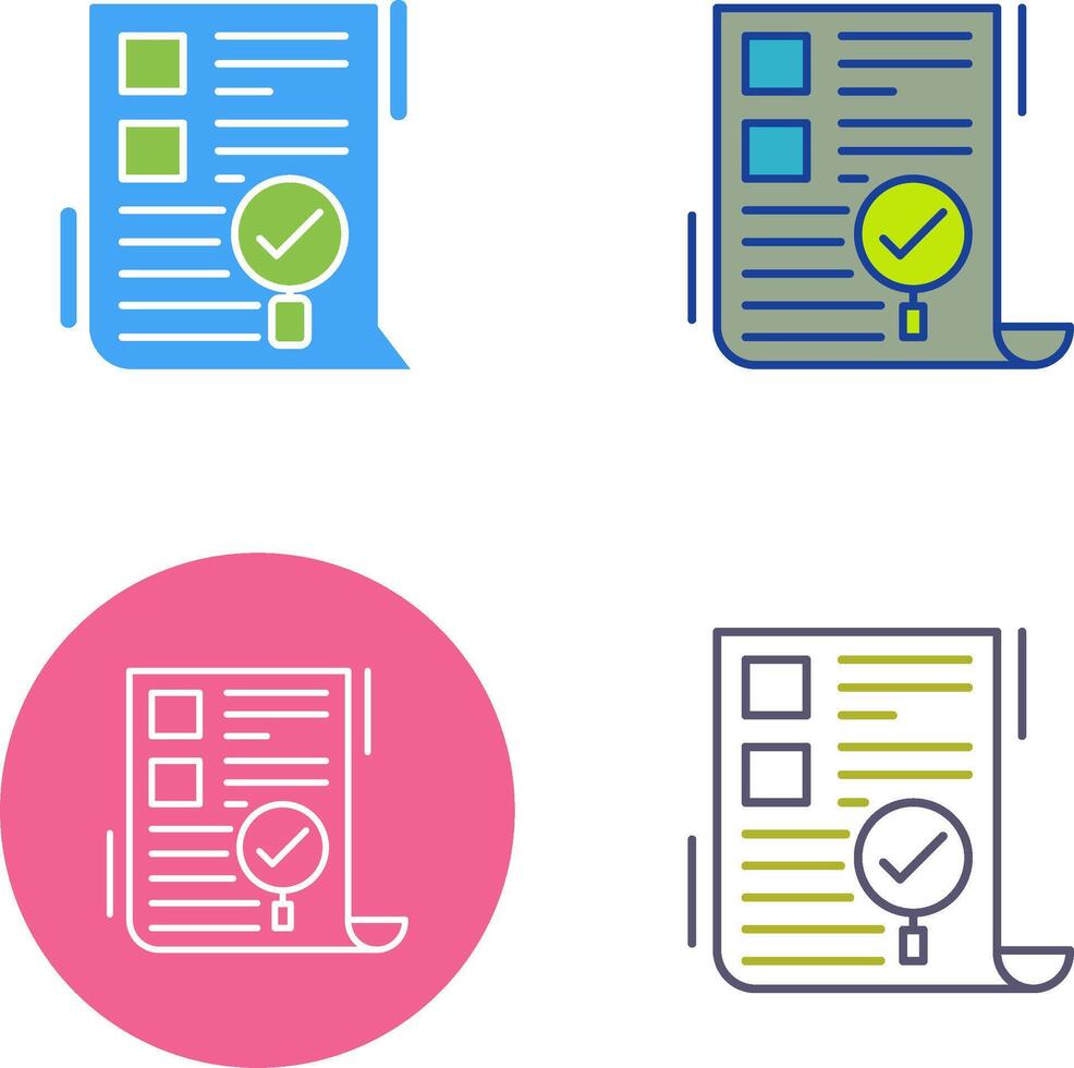 SEO Audit Icon Design vector