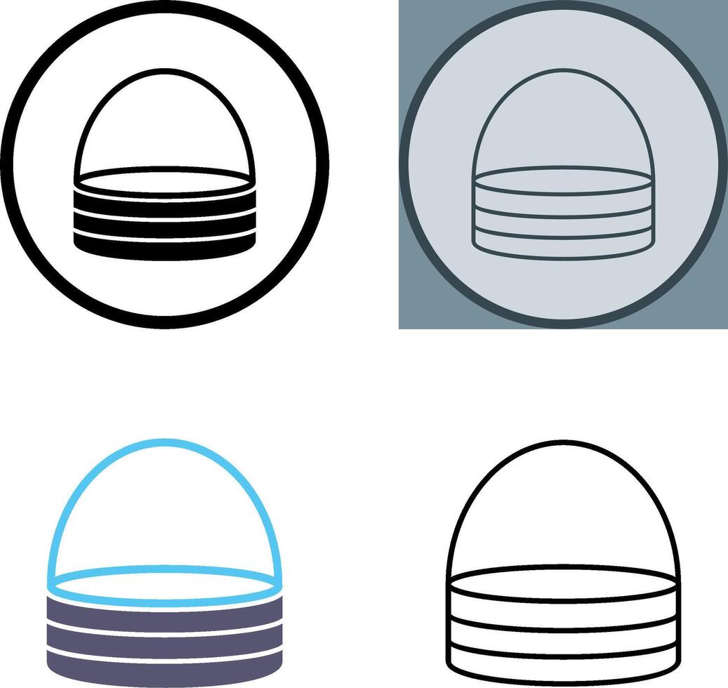 Unique Basket Icon Design vector