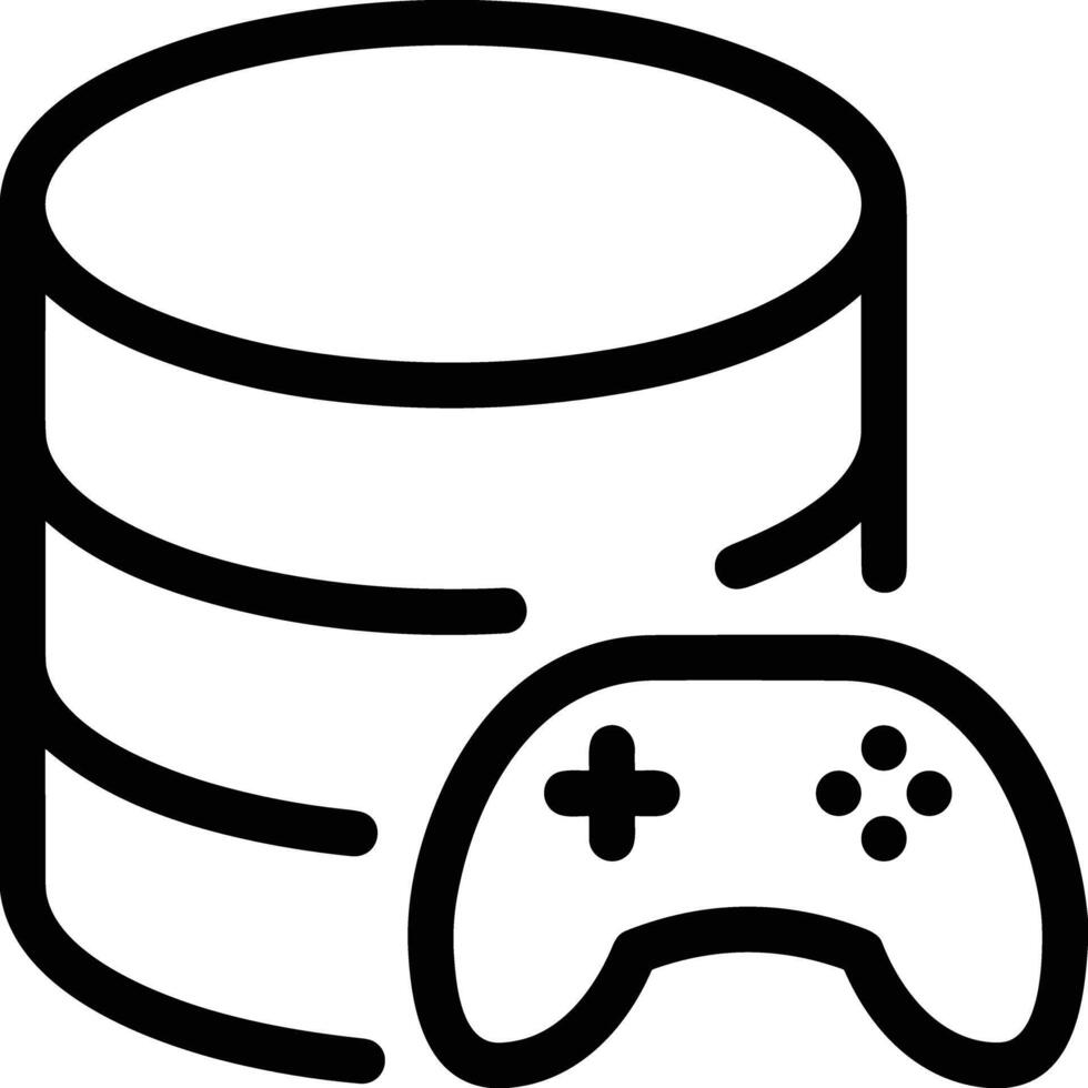 Storage data icon symbol image for database illustration vector