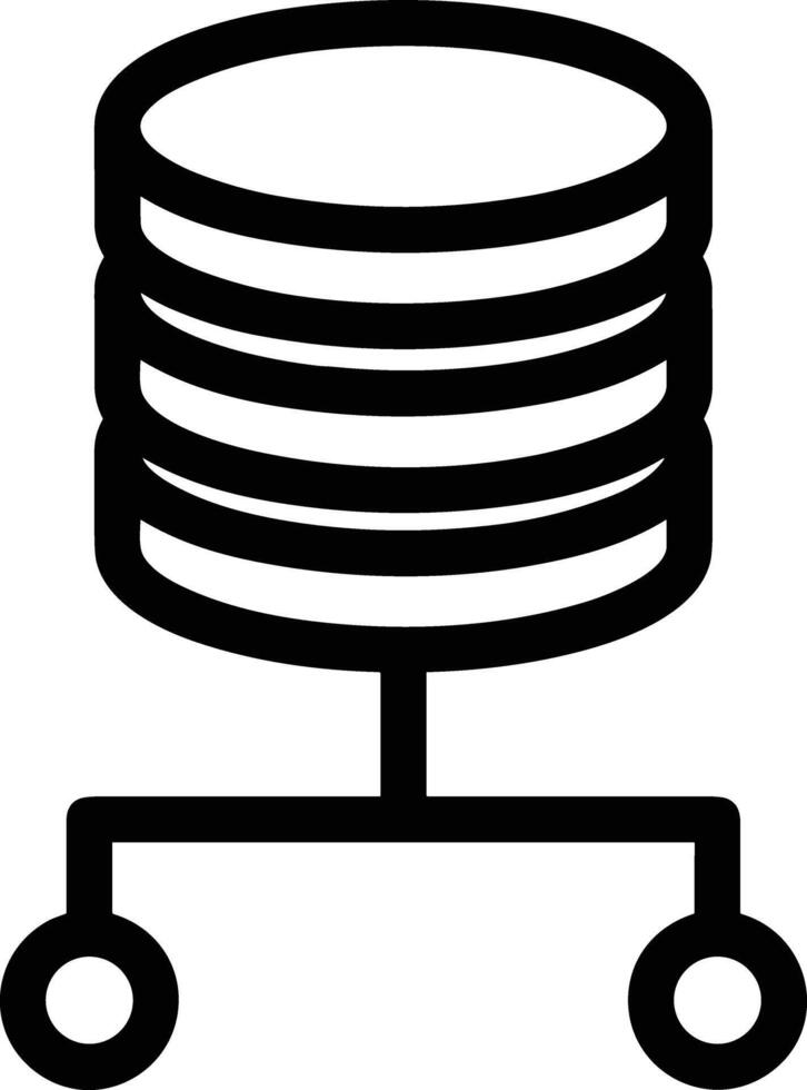 Storage data icon symbol image for database illustration vector