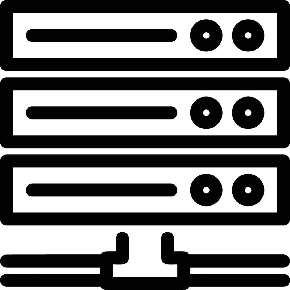 Storage data icon symbol image for database illustration vector