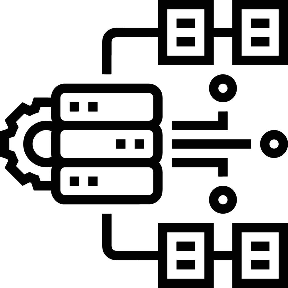 Storage data icon symbol image for database illustration vector