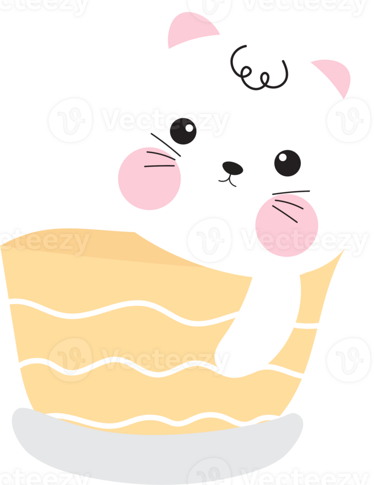 Cute cat . png
