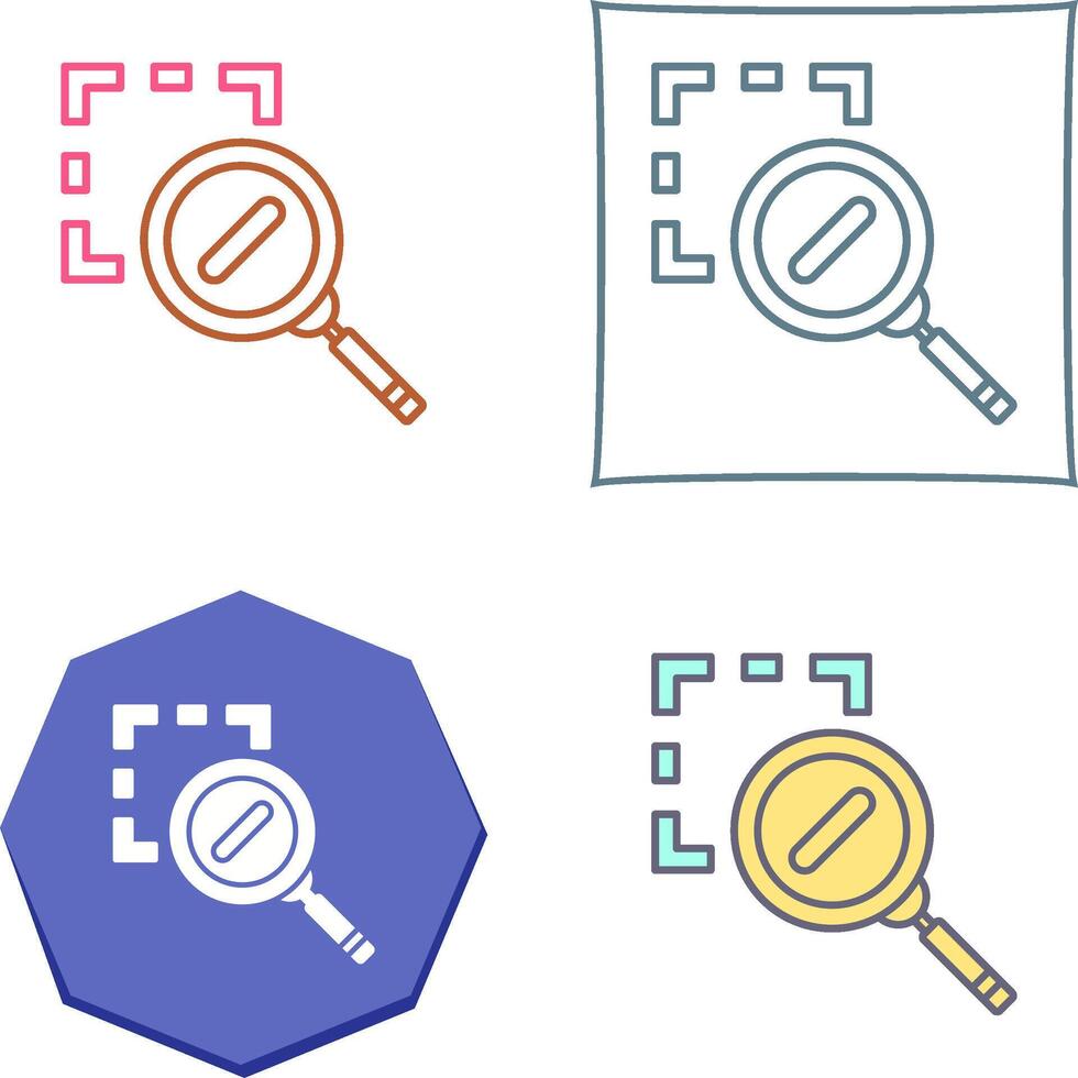 Zoom Out Icon Design vector