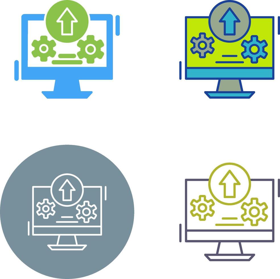 Upload Icon Design vector