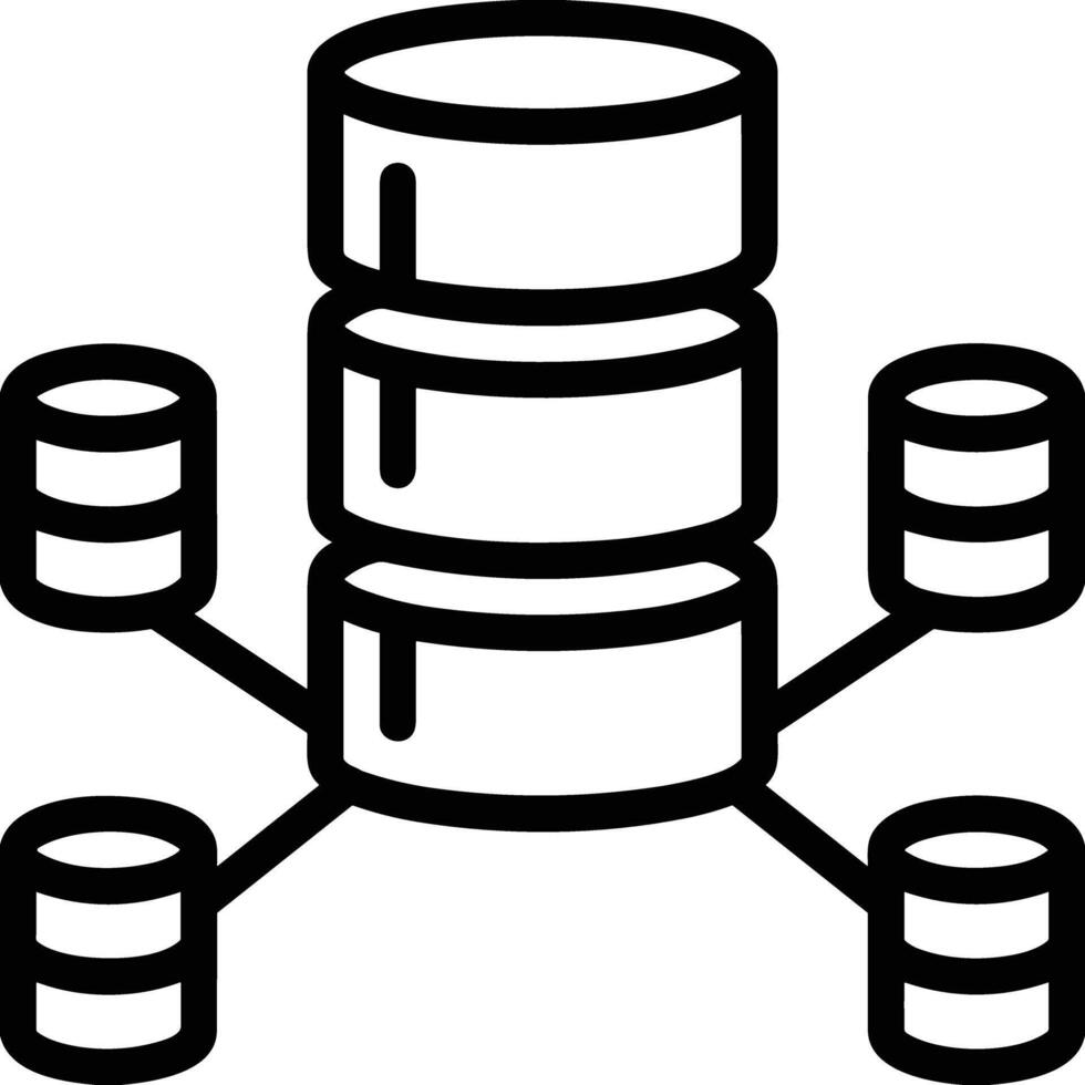 Storage data icon symbol image vector