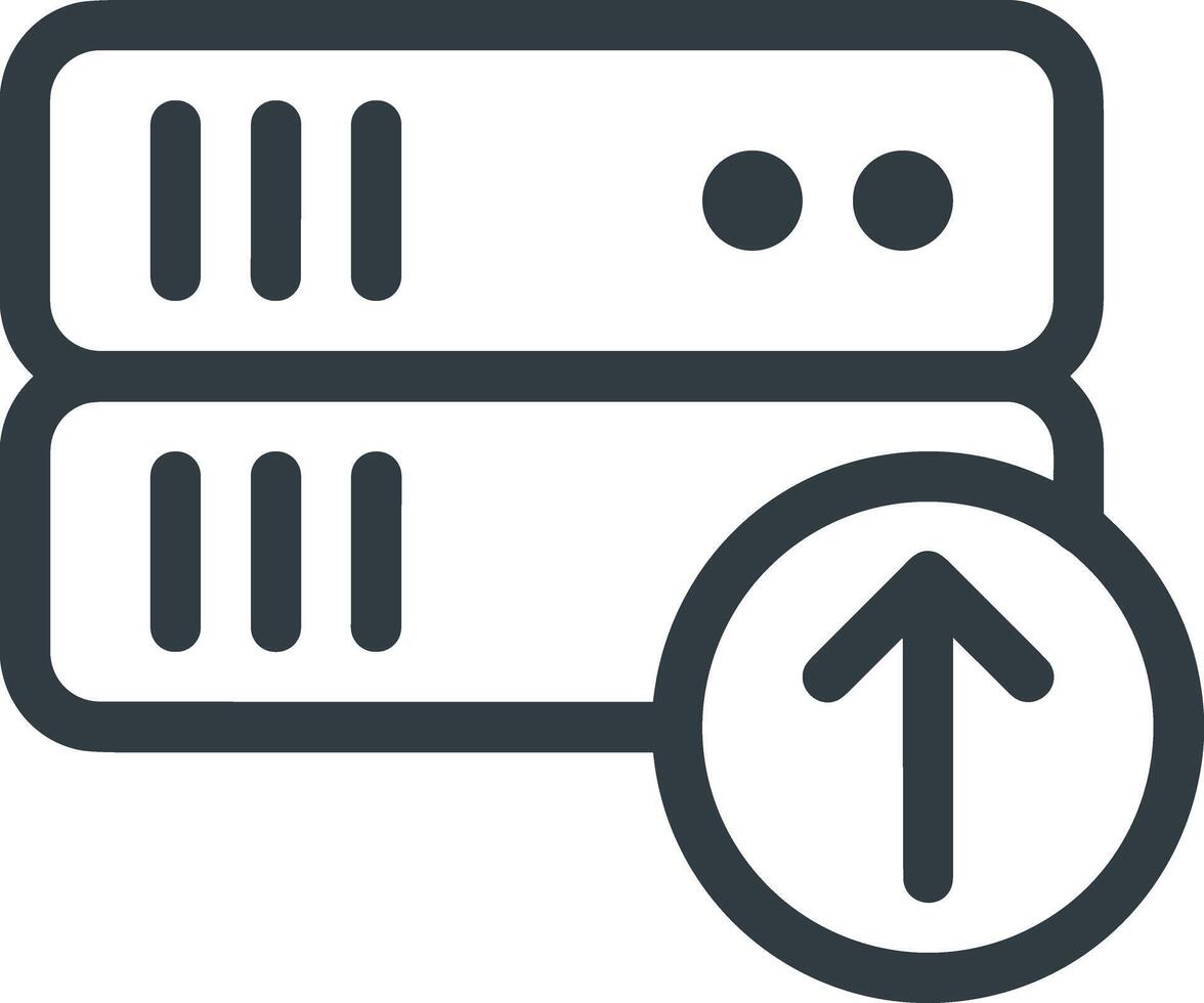 Storage data icon symbol image vector