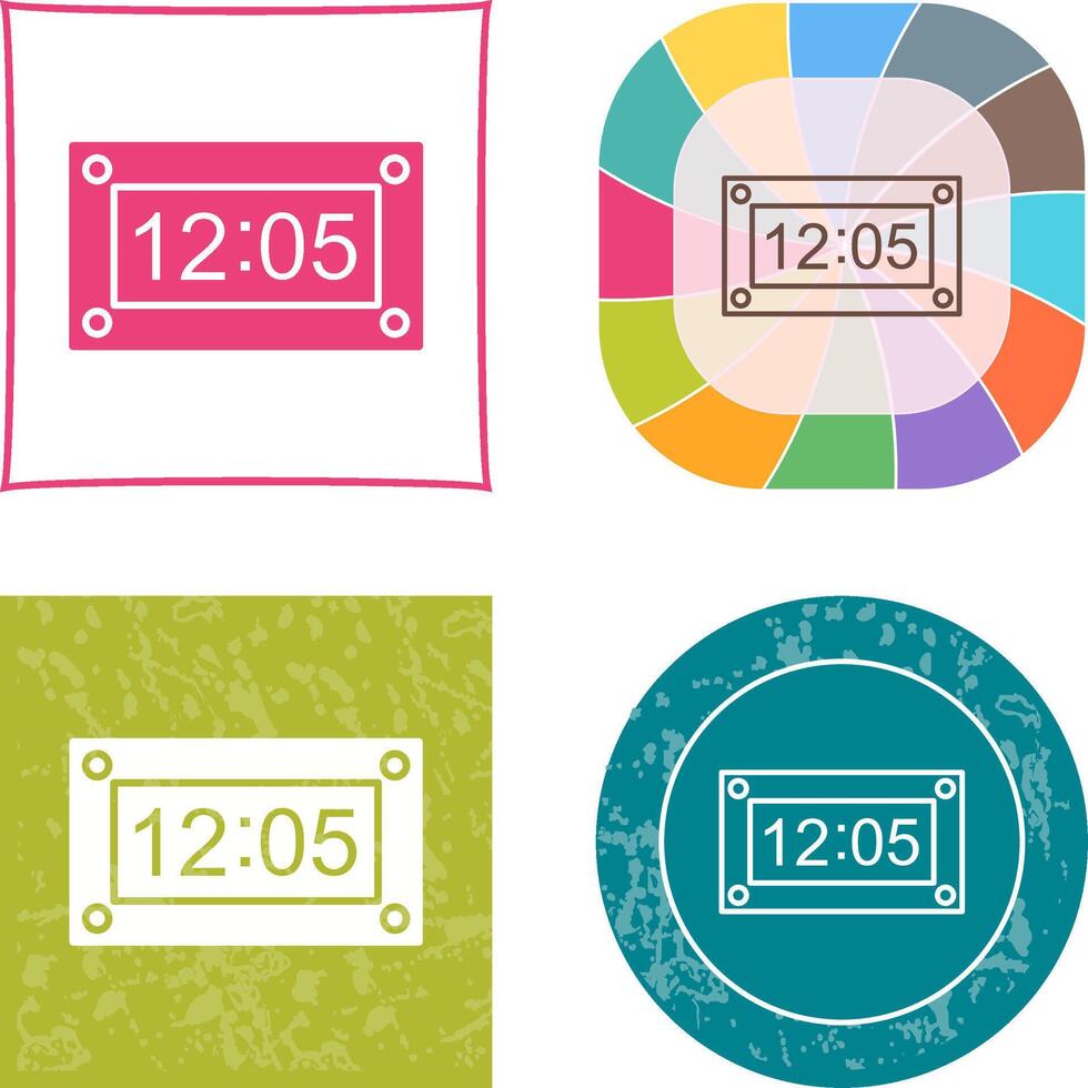 Unique Timer Icon Design vector