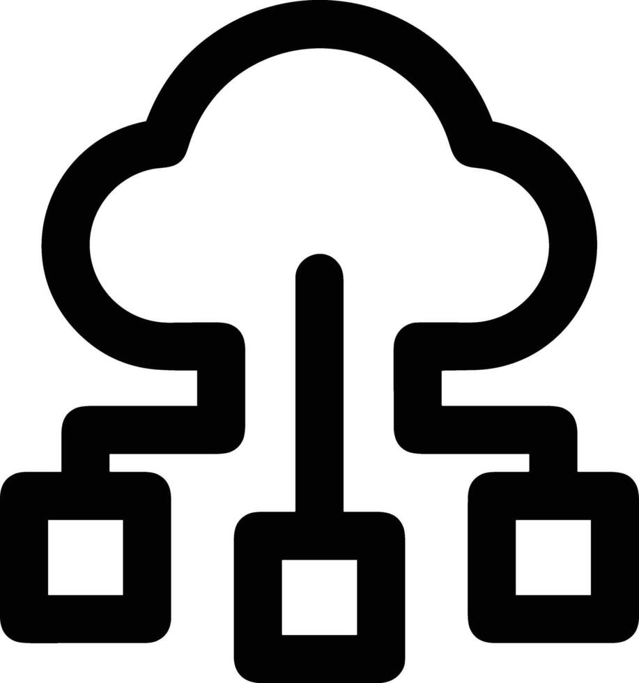 Storage data icon symbol image for database illustration vector