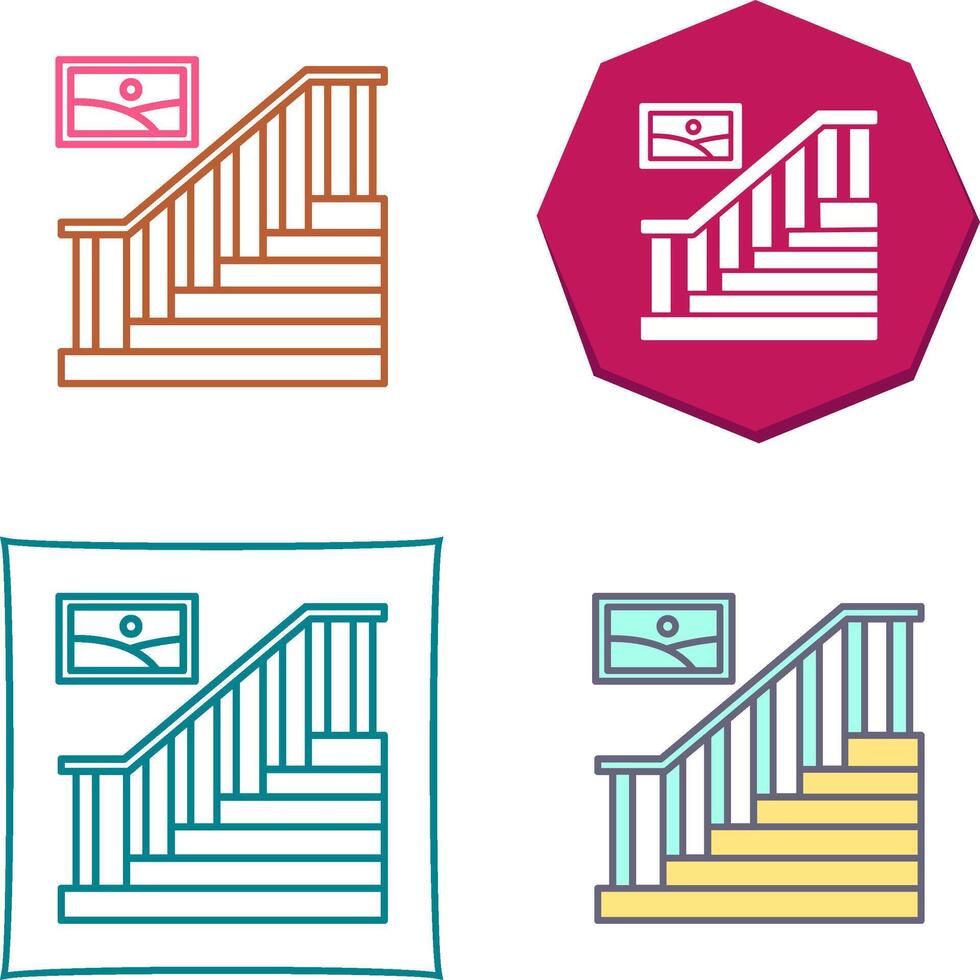 Stair Icon Design vector