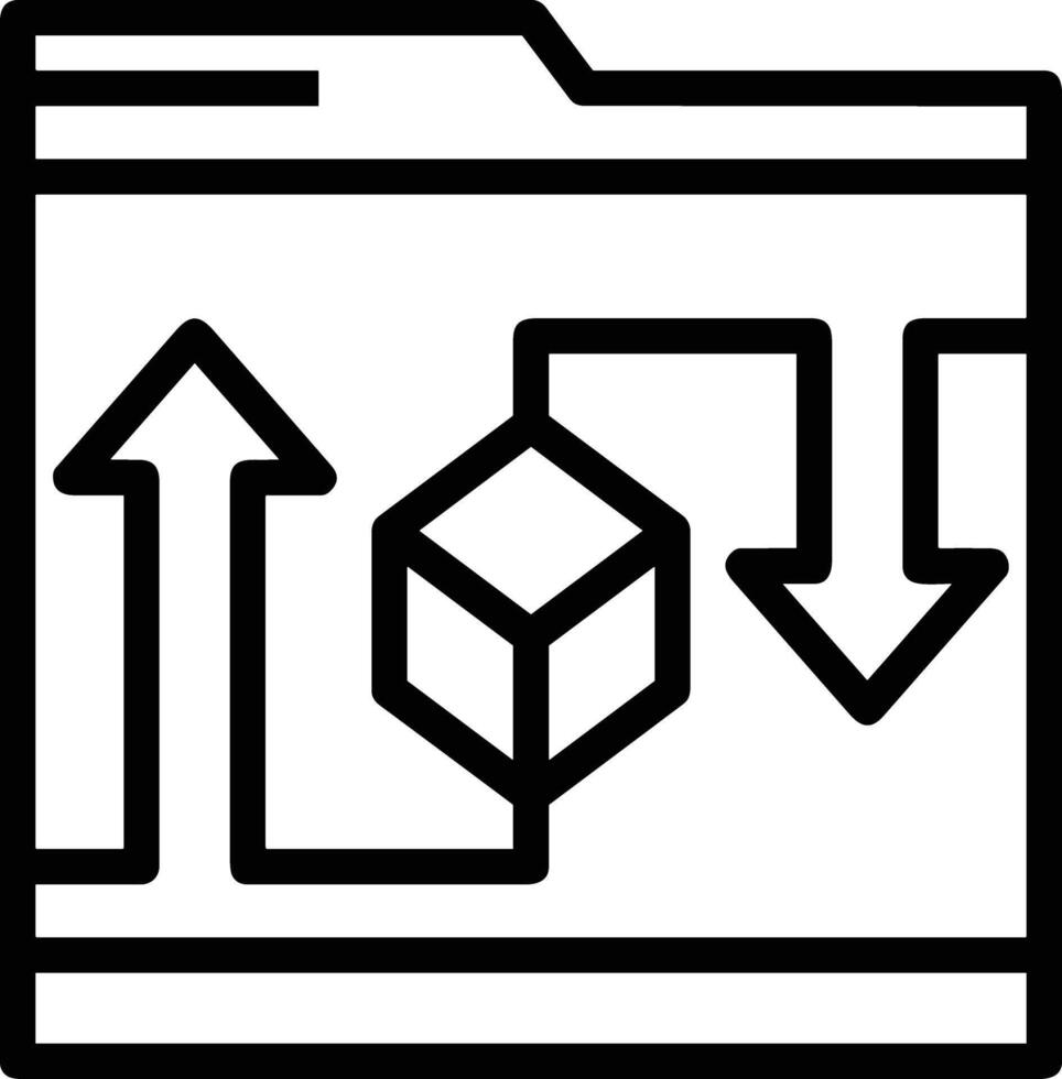 Storage data icon symbol image for database illustration vector