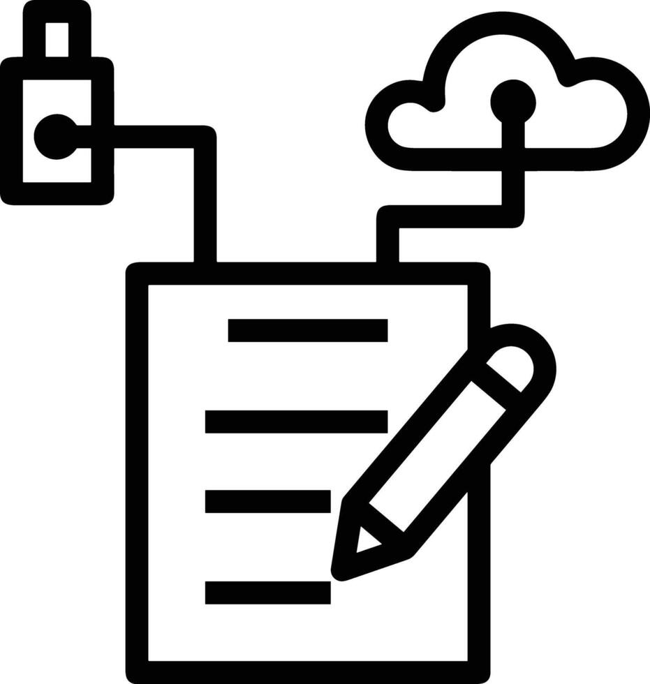 almacenamiento datos icono símbolo imagen vector