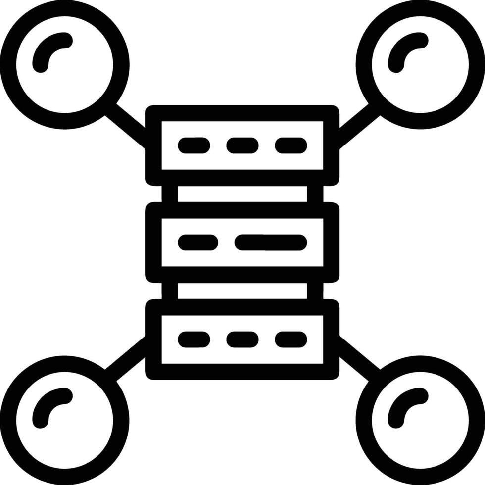 Storage data icon symbol image vector