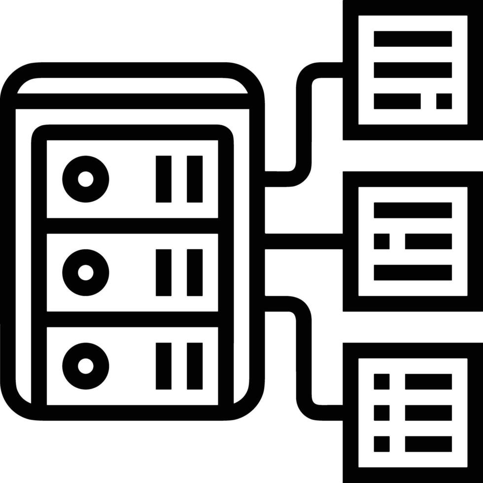 Storage data icon symbol image vector