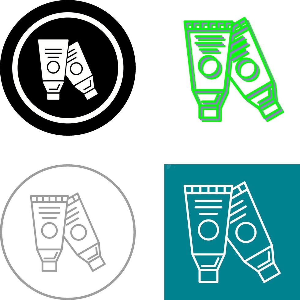 Paint Tube Icon Design vector