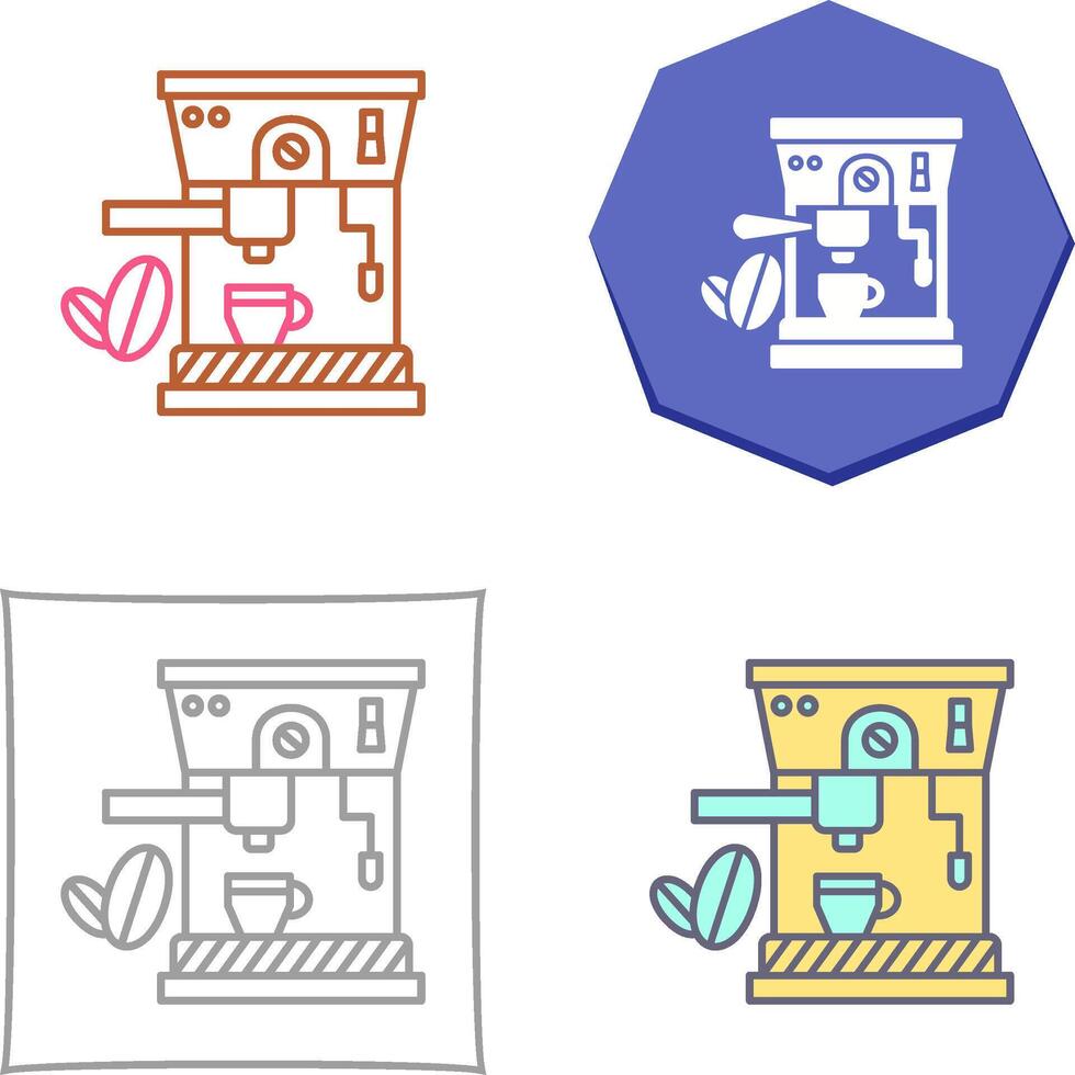 Coffee Machine Icon Design vector