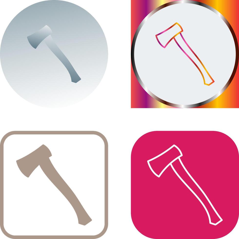Wood Cutter Icon Design vector